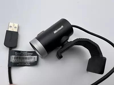 Microsoft LifeCam Cinema 1393 HD 720p Webcam Computer Camera With Microphone • $14.99