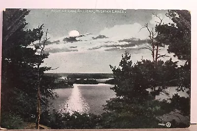 Canada Ontario Muskoka Lakes Rosseau Postcard Old Vintage Card View Standard PC • $0.50