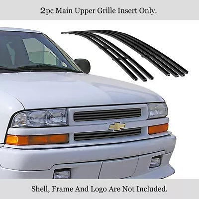 For 98-04 Chevy S-10 98-05 Blazer Black Stainless Steel Billet Grille • $35.99