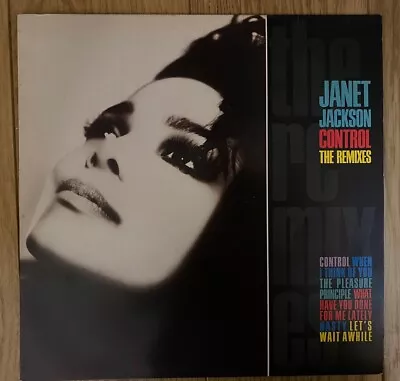 Janet Jackson - Control - The Remixes Vinyl LP -UK 1987 - A1/B1 1st Press EX/EX  • £7