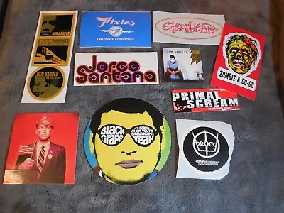 Rock Pop Metal Promotional Sticker Set Of 10 Stickers Lot#66 • $7