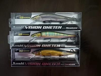 Megabass Vision Oneten 110 Lot Of 3 New • $78