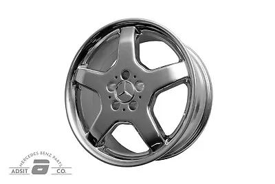 New Set Of 17x8 Inch ET 25 Mercedes-Benz Replica 5-Spoke Chrome Rims • $999