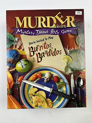 Murder A La Carte Burritos & Banditos Mystery Party Game COMPLETE Bepuzzled EUC! • $19.99