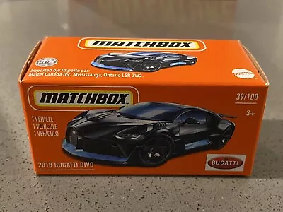 Matchbox 2018 Bugatti Divo [Black] - New/Sealed 39/100 • $5