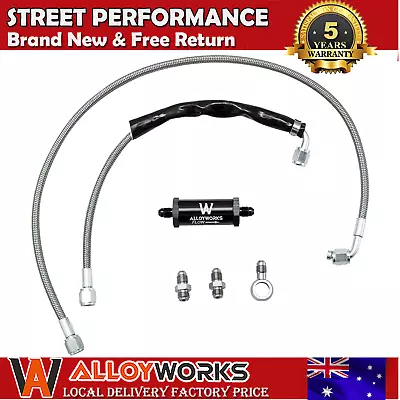 Oil Feed Line Kits 40 Micron Filter For FG & FGX Ford Falcon XR6 G6/G6E Turbo • $89.99