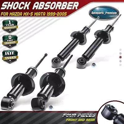 Set Of 4 Front & Rear Shock Struts Absorber For Mazda Miata 1999-2005 L4 1.8L • $109.99