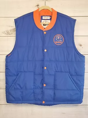 Mitchell And Ness Denver Broncos Puffy Vest Size 4XL NFL Nostalgia Co. Elway • $54.99