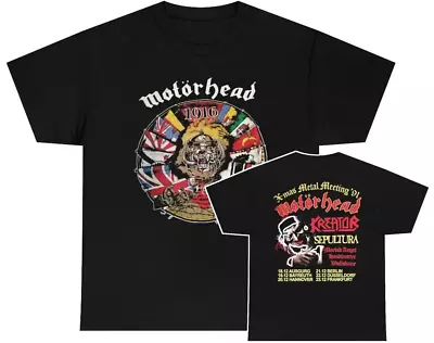 Motorhead Kreator Sepultura 1991 XMas' Metal Meeting Tour Shirt • $19.99