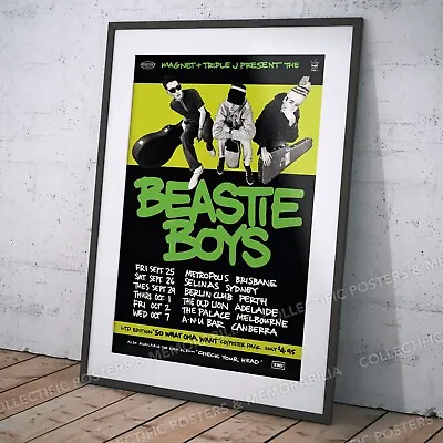 RARE Beastie Boys 1992 Promo Poster  | Australian Check Your Head Tour • $70