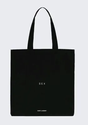 Special Edition Saint Laurent Black Tote Bag - Sex By Madonna - 2022 Art Basel • $60