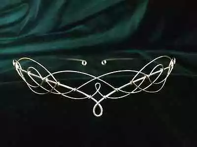 £28.50 • Buy Elven Circlet Wedding Headpiece Medieval Headdress Bridal Tiara Elfin Headpiece
