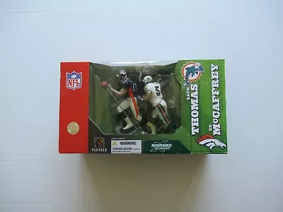 MCFARLANE NFL LEGENDS ZACH THOMAS & ED McCAFFREY FIGURE 2-PACK SEALED OPENER • $49.99