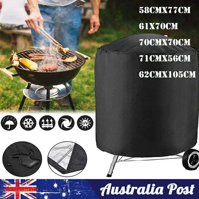 70x70cm Patio Kettle Round Garden Waterproof Barbecue Protector BBQ Grill Cover • $18.99