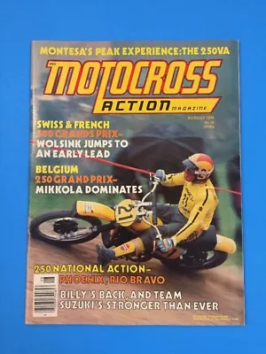 Motocross Action August 1976 Montessa 250 Swiss Belgian French Gran Prix Phoenix • $59.95