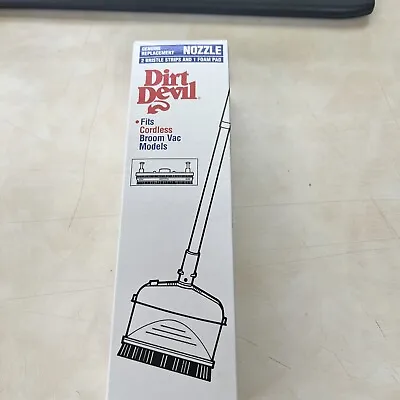 $11.95 • Buy DIRT DEVIL Genuine Cordless Broom Vac Replacement Bristle Strips And Foam Pad