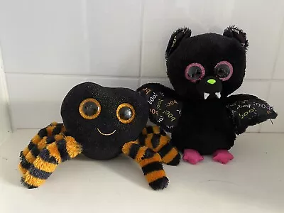 Ty Beanie Boos Plush Soft Toy Halloween Cobb Spider Dart Bat • $25