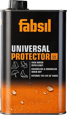 Fabsil Universal Silicone Water Proofer - Black 1 Litre • £19.59