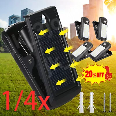 $19.90 • Buy Outdoor Solar Motion Sensor Security Umbrella Lights Clip-on Lights Wireless AU