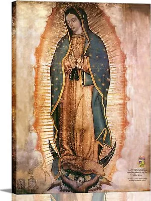 Mexico Our Lady Of Guadalupe Portrait Canvas Wall Art Decor Religious Catholic • $19.90