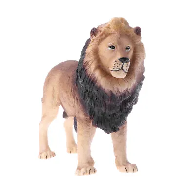 £9.13 • Buy Plastic Simulation Lion Wild Animal Model Action Figure Toy For Kids Toddler