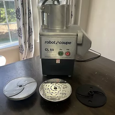 Robot Coupe CL 50 Series E  Continuous Feed Food Processor With 2 Discs • $1099