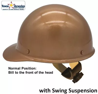 MSA Skullgard Cap Style With Swing Suspension - Custom Copper • $149