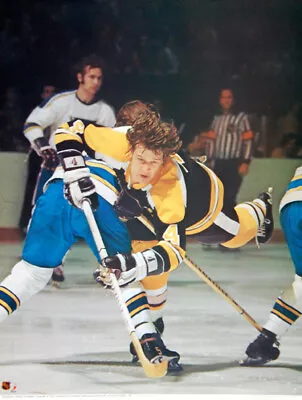 BOBBY ORR Boston Bruins NHL Hockey Vintage Original 1975 18x24 POSTER • $44.99