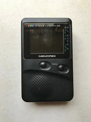 Memorex Pocket Vision 26 Cat. No. 16-163 Portable Handheld TV • $12.49