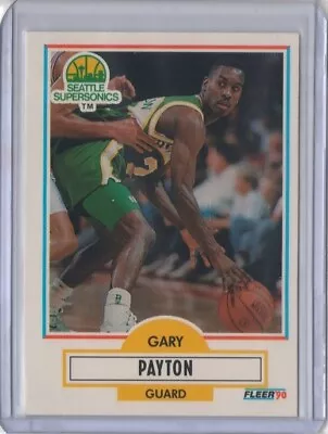 GARY PAYTON 1990-91 Fleer Update RC Rookie #U-92 Supersonics • $2.50