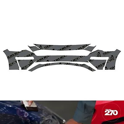 18-23 Mustang GT/Eco Pre-Cut Front Bumper Paint Protection Clear Film PPF • $107.09