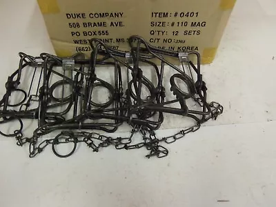 4 Duke 110 MAGNUM Body Grip Traps Trapping Weasel Muskrat Mink 0401 Nuisance • $35.95