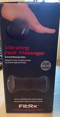 Fitrx Vibrating Foot Massager Textured Muscle Massage Roller For Pain Relief • $20