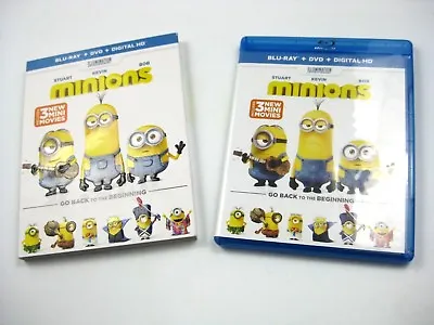 Minions Blu-Ray DVD Digital HD Includes 3 New Mini Movies • $6.29