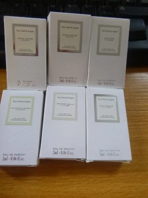 £12.50 • Buy Ladies Perfume Samples Vials Van Cleef & Arpels  X 6 Orchid Leather Reverie Etc