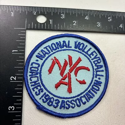 Vintage 1983 NVAC NATIONAL VOLLEYBALL COACHES ASSOCIATION Patch 95G3 • $11.01