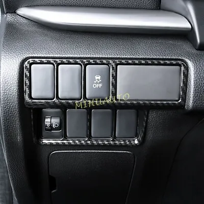 For 2018-2022 Mitsubishi Eclipse Cross Carbon Fiber Dashboard Switch Cover Trim • $14.26