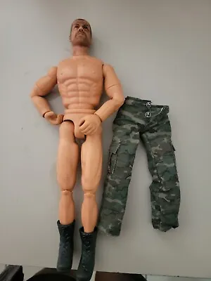 Vintage GI Joe Power Team Soldier Military Doll Articulated 12in • $10