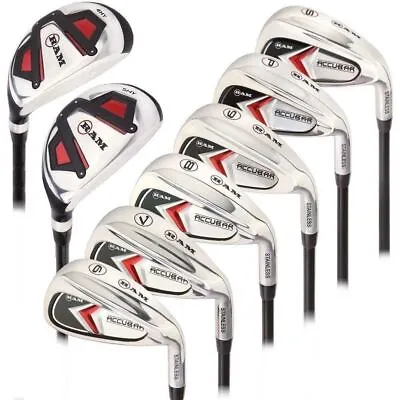 $239.95 • Buy Ram Golf Accubar Mens Right Hand All Graphite Iron Set 6-SW - HYBRID INCLUDED