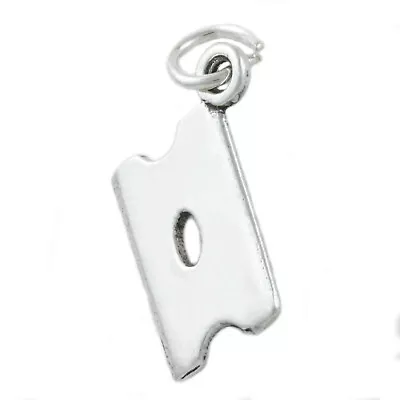 Razor Blade 925 Solid Sterling Silver Charm MADE IN USA • $26.40