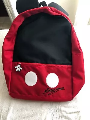 Disney Mickey Mouse Cute Backpack 16  Inches Small Bag With Ear New With Tag  • $25