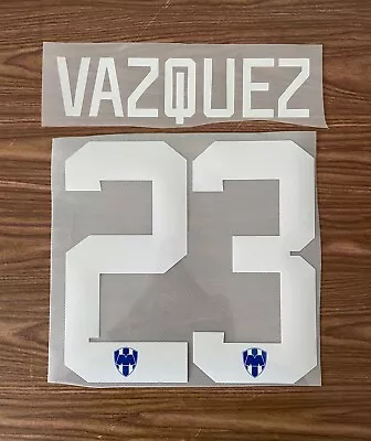 Rayados De Monterrey Fc Home Vazquez #23 Name Set • $35