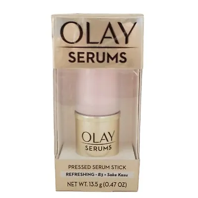 $18.01 • Buy Olay Serum Pressed Serum Stick Refreshing Vitamin B3 + Sake Kasu 0.47 Oz 13.5 G