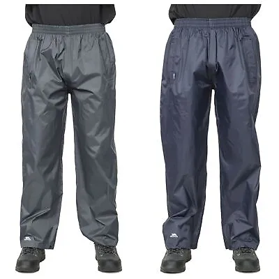 Trespass Mens Womens Waterproof Trousers Packaway Breathable Qikpac • £19.99