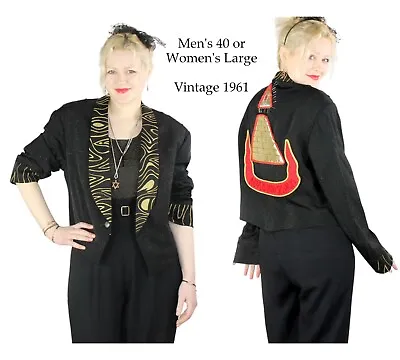 Desperately Seeking 80s Pyramid Mens 40R Or Women Large Vintage '61 Susan Jacket • $236