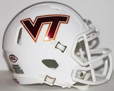 2023 Virginia Tech Hokies Custom Riddell Mini Helmet  Vs ODU • $65