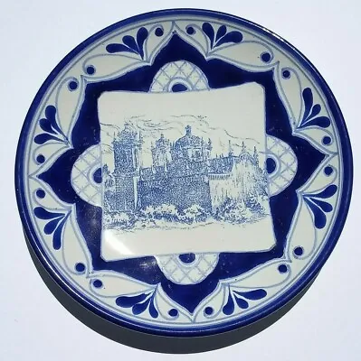 Blue & White Puebla Mexico Pottery Church Of San Pedro Apostol Cholula • $29.99