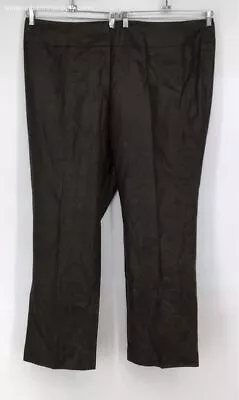 NWT Magaschoni Collection Women's Brown Straight Leg Dress Pants - Size 24W • $14.99
