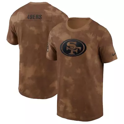 Medium M Nike San Francisco 49ers Camo 2023 Salute To Service Sideline T-Shirt • $28.99