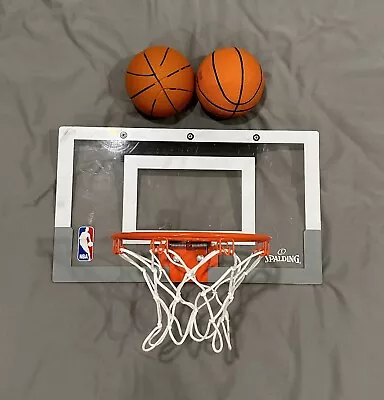 Spalding NBA Slam Jam Over The Door Mini Basketball Hoop • $10